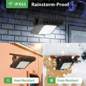 Luce <span class=keywords><strong>solare</strong></span> <span class=keywords><strong>giardino</strong></span> Clip Wireless portatile recinzione parete Garage Patio esterno 3 modalità di sicurezza senza fili faretto di sicurezza - Product Image 4