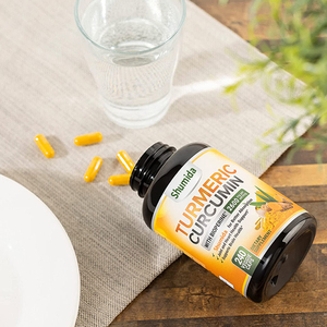 Etiqueta privada Suplemento dietético Cúrcuma natural Píldoras de curcumina Cápsula Píldoras de cúrcuma orgánica - Product Image 2