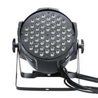 Par Led 54x3w Rgbw 3en1 Plat et fin, éclairage LED Par pour scène, DJ, discothèque, fête, mariage