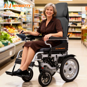 Fauteuil roulant électrique pliant léger en acier au carbone 50112-L140 - Product Image 1