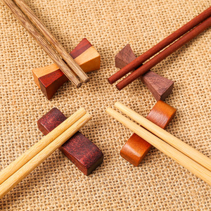Reposapalillos de Madera Maciza Estilo Chino, Forma Rectangular, Diseño Tradicional, Grabado de Logotipo Personalizado, Vajilla para Hotel - Product Image 3