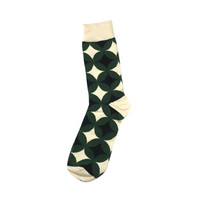 Chaussettes de sport en coton colorées et amusantes pour hommes, chaussettes fantaisie géométriques unisexes personnalisées pour femmes – Grande Vente
