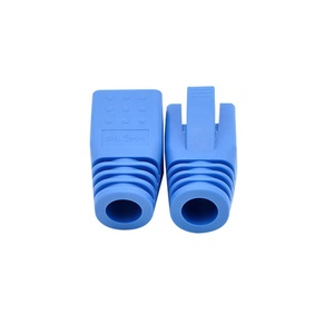 Cat6a CAT7 cat8 cao su cắm kết nối mạng <span class=keywords><strong>RJ</strong></span> 45 cáp Ethernet bảo vệ tay áo vá dây nhựa khởi động cho RJ45 kết nối - Product Image 4