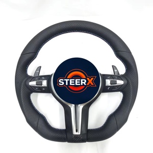 Volante Deportivo de Cuero <span class=keywords><strong>BMW</strong></span> para F10 F11 F15 F18 F20 F23 F25 F30 F32 F35 F40 F80 E84 E87 E90 E92 E93 Accesorios para Automóviles - Product Image 1