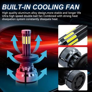 หลอดไฟหน้า LED 10ด้านสำหรับรถทุกรุ่น360องศาไฟตัดหมอกสำหรับรถยนต์ทุกรุ่นลำแสงต่ำ880 H11 H7 881 9005 9006กันน้ำได้ - Product Image 6