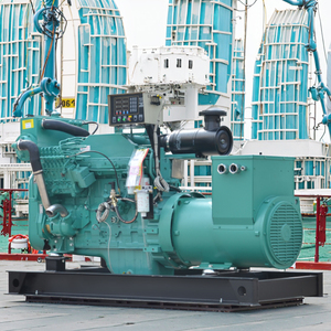 Im lặng loại nước biển làm mát bằng 120kw Marine Máy phát điện 150kva tàu Máy phát điện Powered by cumins động cơ 6cta8.3-gm155 - Product Image 1