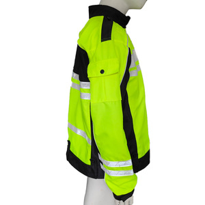 Gilet de sécurité de classe 2 avec fermeture éclair sur le devant et plusieurs poches, gilet haute visibilité, conforme aux normes ANSI/<span class=keywords><strong>ISEA</strong></span> - Product Image 3