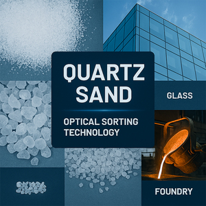 Sable de silice de qualité métallurgique directement de l'usine pour la fusion de l'acier et agent de formation de scories, quartz haute efficacité - Product Image 1