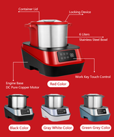 Machine à Fufu du Ghana à commande tactile intelligente, avec chauffage et agitation automatiques, mélangeur électrique pour igname pilée, pour Eba, Banku, Ugali, cuisine domestique