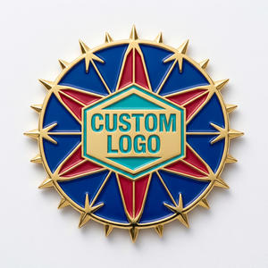 Pièce de collection personnalisée avec logo souvenir, en émail souple, moulée sous pression, gravée, motifs de bordure uniques - Product Image 1