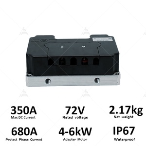 Fardriver nd72680 Chất lượng cao cấp nước làm mát BLDC điều khiển động cơ 72V DC 350A Max lập trình 5000W-6000W Max cho 72V DC - Product Image 4