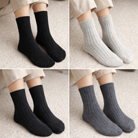 Chaussettes en cachemire et laine personnalisées avec étiquette privée pour la vente en gros