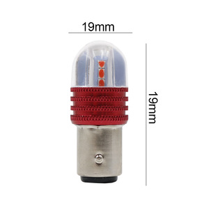Car <b>light</b> bulbs 1156, 1157, 6 bulbs, 3030, strobe, brake <b>lights</b>, turn signals, red. - Product Image 4