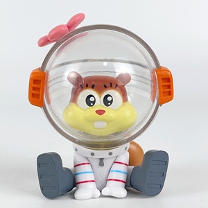 6 uds Anime Spongebobs Squarepants Hamburg figura de acción Calamardo tentáculos Patrick Star figurita para pastel Cupcake Topper - Product Image 6