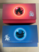Lot de cartes Pokémon TCG écologiques en gros – Coffret Cadeau Énergie Thème Feu, Obscurité, Combat – Classeur de cartes, Boîte de rangement, Protège-cartes Professionnels