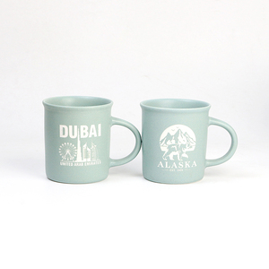 Taza de gres con forma de fábrica personalizada, recuerdo turístico de ciudad con patrón de montaña para tazas de cerámica de calidad de té o <span class=keywords><strong>café</strong></span> con leche - Product Image 3
