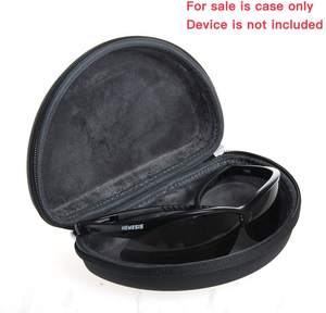 2025 לסביבה ידידותית ורוד מותאם אישית pu מעור משקפיים עם לוגו, משקפי עיניים במקרה קשה - Product Image 4