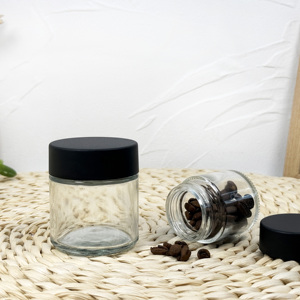 Bocal en verre Boro3.3 de 90ml 120ml, bouchon à vis résistant aux enfants, bouteille de capsule à double torsion avec cire concentrée et safran - Product Image 6