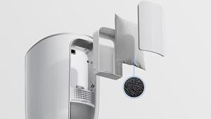 Compostador de Desechos de Alimentos de Acero Inoxidable para el Hogar, 12L, Desodorización Automática, Compostaje Inteligente con Deshumidificación Ecológica - Product Image 2