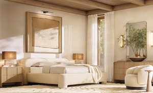 Modern Bedroom Furniture Home Furniture <strong>Queen</strong> King <strong>Bed</strong> <strong>Frame</strong> Up-holstered Fabric Panel <strong>Beds</strong> - Product Image 2