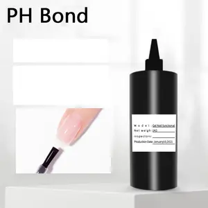 menghe PH bond gel nail base gel 1kg bulk functional uv gel nail top coat product 2022