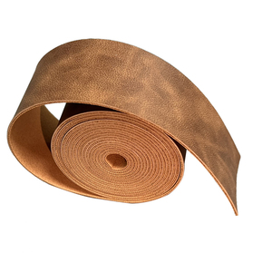 Nubuk çılgın at PU tam tahıl deri şerit 1.5MM kalın kemer el sanatları takım atölye için 1.47 inç genişlik şerit el yapımı - Product Image 2