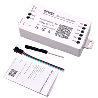 Controlador LED Bluetooth para APP, Compatible con WS2811 USC1903 SK6812, Controlador WiFi SP108E para Luces LED Direccionables, Control Remoto WiFi Magic