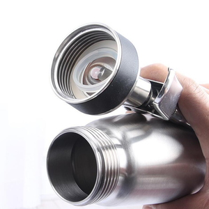 Distributeur professionnel de crème fouettée en acier inoxydable pour pistolet à mousser le lait à la vapeur et au café - Product Image 5