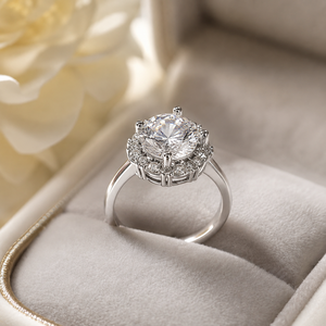 Anello Aperto con Accenti Colorati e Dettagli Scintillanti, Design alla Moda per Accessori da Donna per Uso Quotidiano - Product Image 4