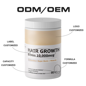 OEM <span class=keywords><strong>Biotin</strong></span> Capsule Balance pertumbuhan rambut produk kapsul suplemen kesehatan - Product Image 4