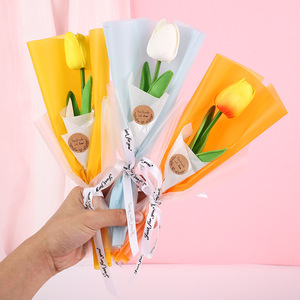 ช่อดอกทิวลิปประดิษฐ์ขนาดเล็ก ของขวัญเซอร์ไพรส์วันแม่สำหรับคุณแม่ - Product Image 2