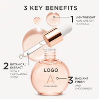 Brillo y nutrición para el cabello con ácido hialurónico y ácido glicólico. Gotas de brillo y aceite capilar anti-frizz Gloss Absolu Glaze Drops.