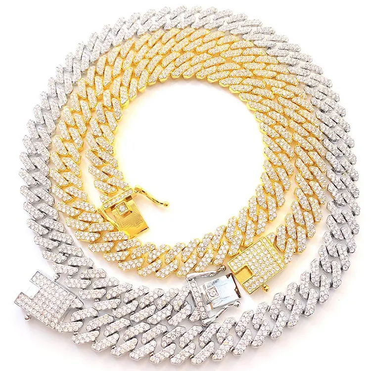 cuban link chain women colar cubano de joias semi preciosas cadena de oro cubano 14k collar cubano mujer 24k gold cuban chains