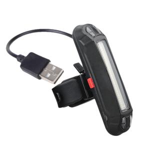 Luz trasera Led para bicicleta Wd14040, recargable, 4 modos, Ipx4, resistente al agua, resina plástica para conducción nocturna - Product Image 4