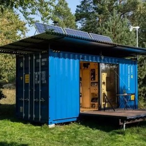 Maison préfabriquée en conteneur écologique à meilleur prix avec électricité solaire, hôtel, dortoir en conteneur - Product Image 4