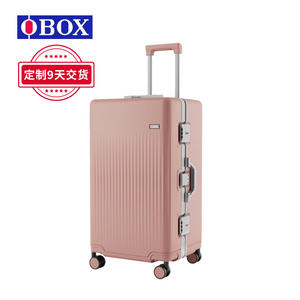 Maleta con ruedas DGN Sport de 28 pulgadas, marco de aluminio a rayas, gran capacidad, con portavasos y cerradura para viajes de ocio - Product Image 3