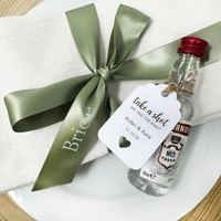 Étiquette de luxe écologique pour le cou des bouteilles de vin, whisky, jus – Étiquettes suspendues personnalisables en carton