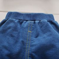Vêtements pour enfants en gros, ensemble 2 pièces, veste bleue et jean, vêtements pour garçons