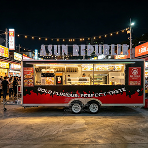 5m <b>Hot</b> <b>Dog</b> Churros Food Coffee Cart Sweet Corn Mobile Kitchen Trailer Fast Food Trailer Hamburger Food Cart - Product Image 5