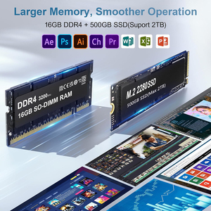 Ordinateur portable de jeu de haute qualité Intel N4000 Mini PC 14 pouces 6 Go DDR4 SSD Windows 11 Prise UK Neuf Ordinateur portable professionnel - Product Image 5