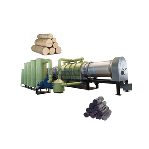 Chine Bangladesh bâtonnets de jute Shisha Biochar four à charbon de coco faisant la ligne de production de machines - Product Image 1