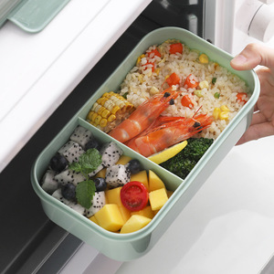 Lonchera de Plástico de Calidad en Oferta 2024, con Cuchara y Tenedor, Diseño Moderno y Bonito para Niños, Estilo Rectangular, para la Escuela y el Hogar - Product Image 2