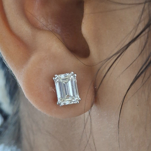 Fashion Women Lab Grown Diamond <b>Earrings</b> <b>Silver</b> 10K Gold 14K Gold 18K Gold Premium Fine Jewelry Gift - Product Image 4