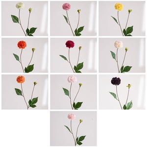CallaFloral Artificial Dahlia <b>Flower</b> Bouquet Mixed Color Handmade INS Style Wedding Decoration - Product Image 3