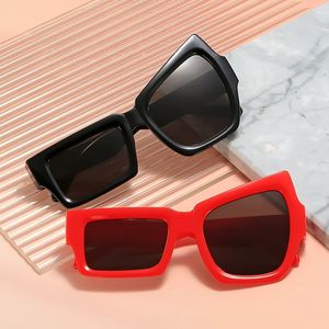 2023 rétro moderne <span class=keywords><strong>roman</strong></span> Design forme irrégulière lunettes de <span class=keywords><strong>soleil</strong></span> haute qualité Vintage verre coloré bas prix accessoire de fête - Product Image 3