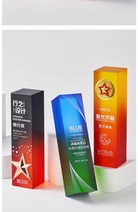 Trofeo de Cristal con Diseño Creativo de Cubo de <span class=keywords><strong>Rubik</strong></span> |   Premios Personalizables de Alta Gama para Competiciones y Eventos Corporativos - Product Image 5