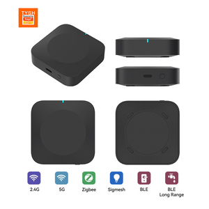TYSH Hub passerelle intelligent double bande pour application Smart Life, compatible BLE, Sigmesh, WiFi, Zigbee, avec contrôle à distance, compatible Alexa, Google Home, Tuya, pour hôtels et <span class=keywords><strong>PC</strong></span> - Product Image 1