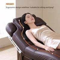 Elektrisches Modernes Massagebett mit Edelstahlrahmen, 2 Motoren, Hochdichtem Schwamm, Höhenverstellbar, Multifunktional für Gewerbliche Nutzung