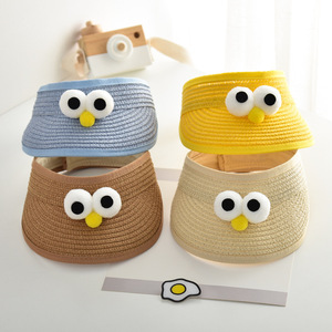 Venta al por mayor de alta calidad bebé gorras niño niños sombreros de paja niños al aire libre sol verano <span class=keywords><strong>protector</strong></span> <span class=keywords><strong>solar</strong></span> gorra - Product Image 4