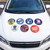 Autocollants magnétiques personnalisés pour voiture, imprimés UV, résistants à l'eau et aux UV, réutilisables, découpés sur mesure, pour véhicules
